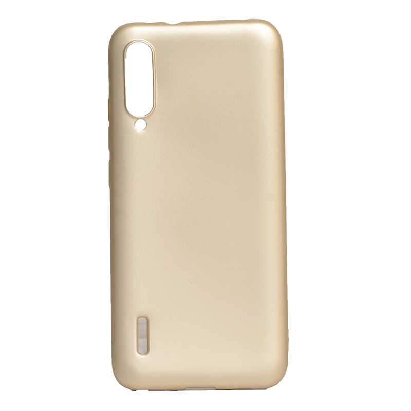 Xiaomi Mi A3 Kılıf Zore Premier Silikon Kapak - Gold