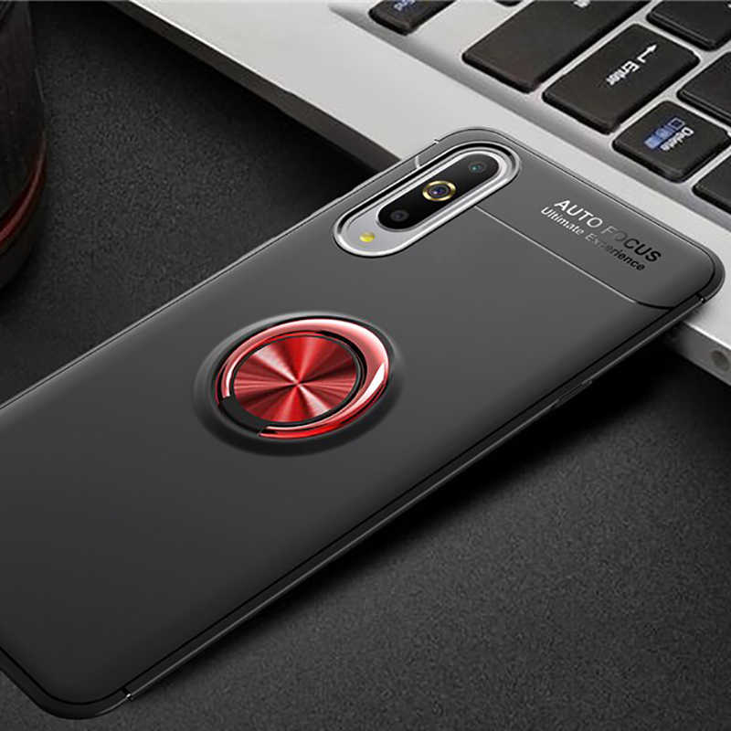 Xiaomi Mi A3 Kılıf Zore Ravel Silikon Kapak - Siyah-Kırmızı