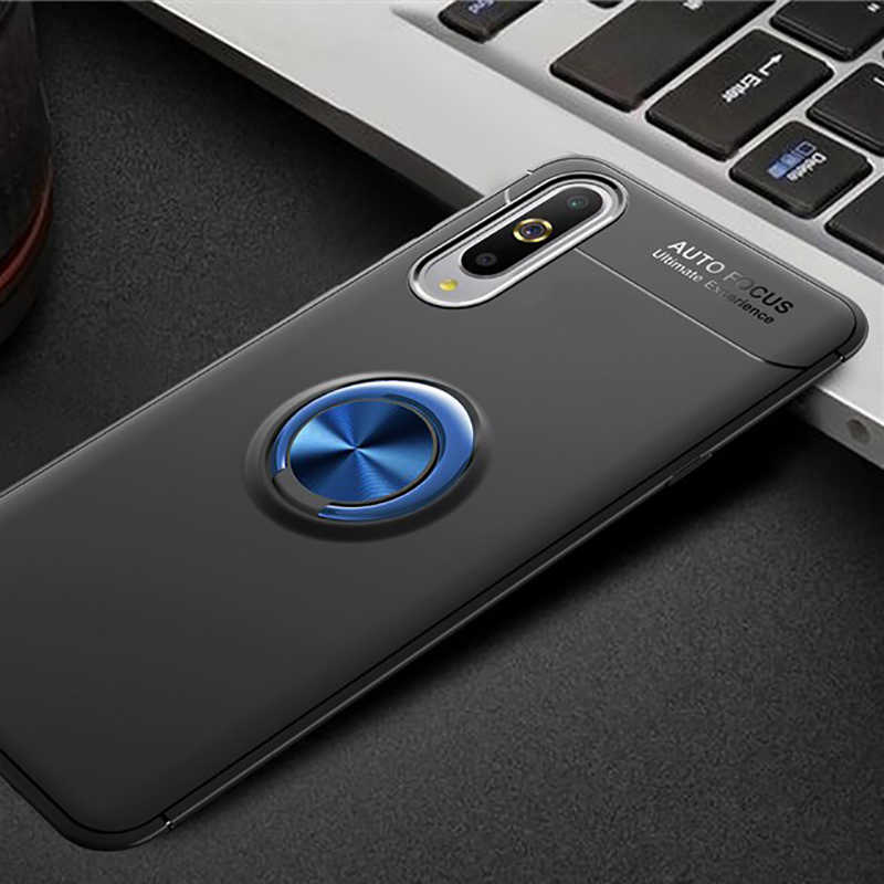Xiaomi Mi A3 Kılıf Zore Ravel Silikon Kapak - Siyah-Mavi