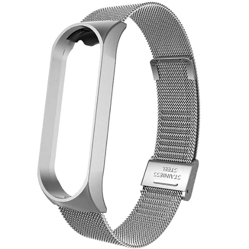 Xiaomi Mi Band 4 KRD-06 Metal Kordon - Gümüş