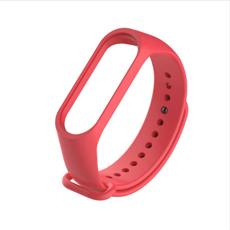 Xiaomi Mi Band 4 Silikon Kordon - Kırmızı