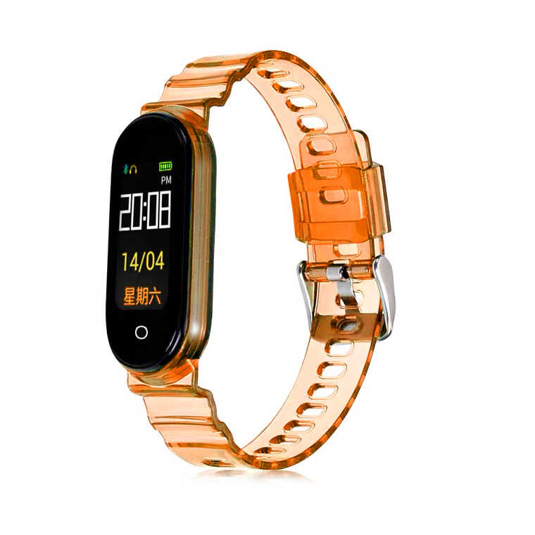 Xiaomi Mi Band 6 KRD-27 Silikon Kordon - Turuncu