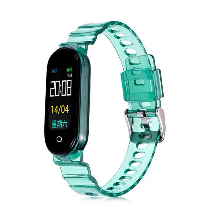 Xiaomi Mi Band 6 KRD-27 Silikon Kordon - Yeşil