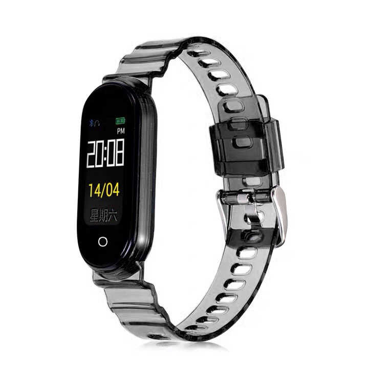 Xiaomi Mi Band 6 KRD-27 Silikon Kordon - Siyah