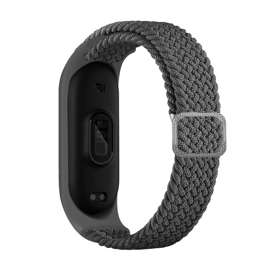 Xiaomi Mi Band 6 KRD-49 Örgü Kordon - Gri