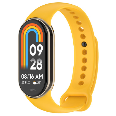 Xiaomi Mi Band 8 Series Classic Band Silicone Strap Strap - Zore