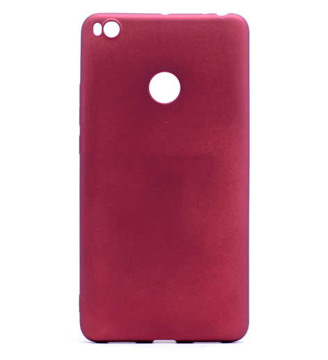 Xiaomi Mi Max 2 Kılıf Zore Premier Silikon Kapak - Bordo