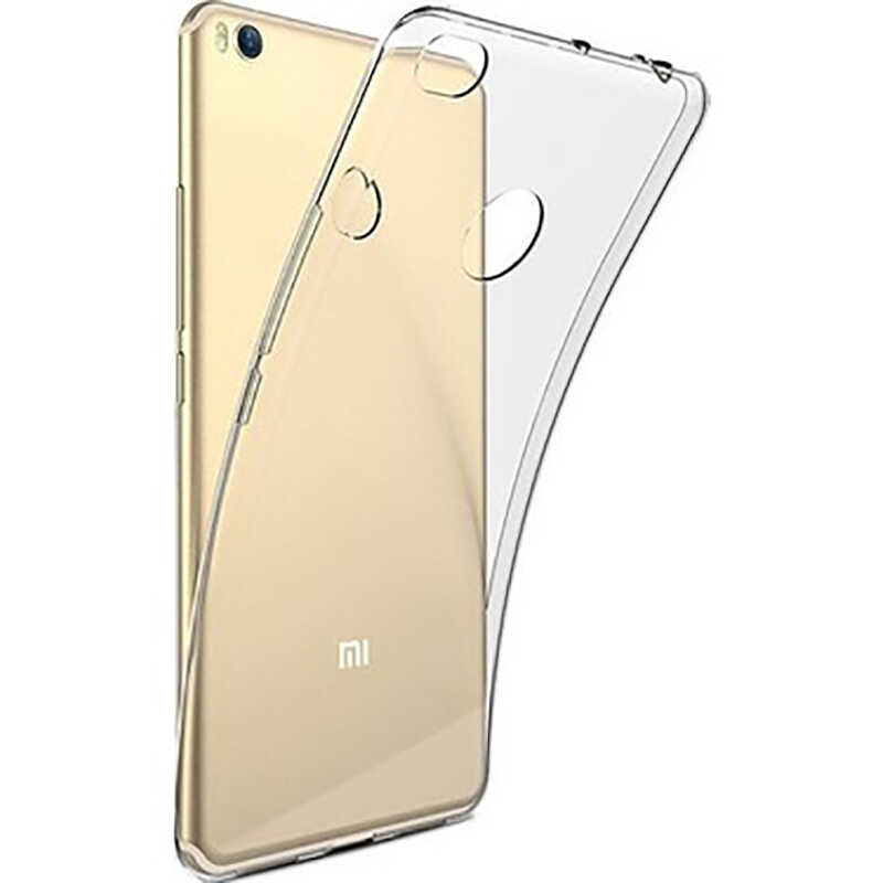 Xiaomi Mi Max 2 Kılıf Zore Süper Silikon Kapak - Renksiz