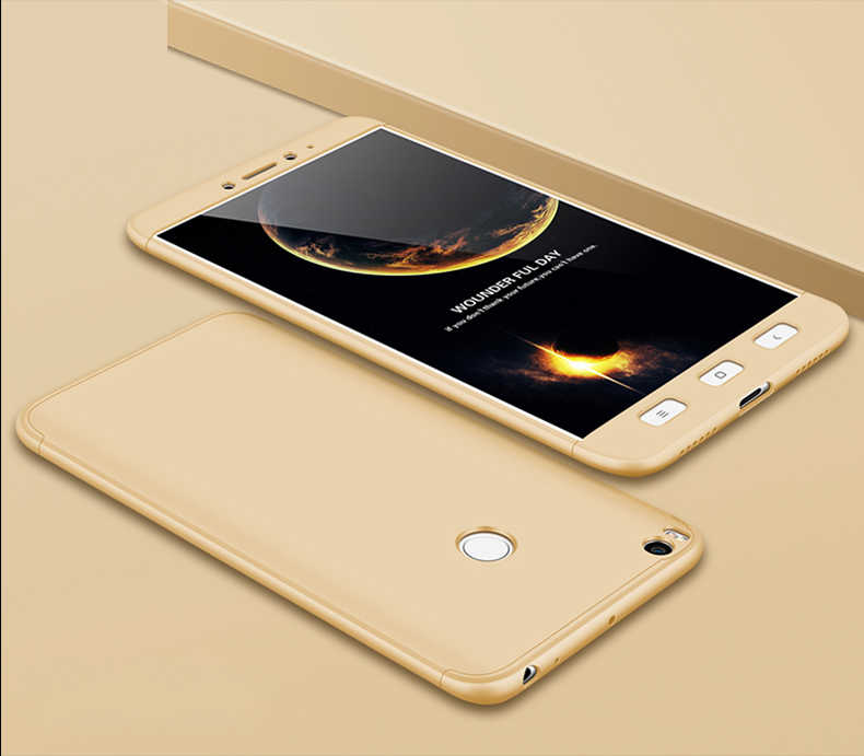 Xiaomi Mi Max 2 Kılıf Zore Ays Kapak - Gold