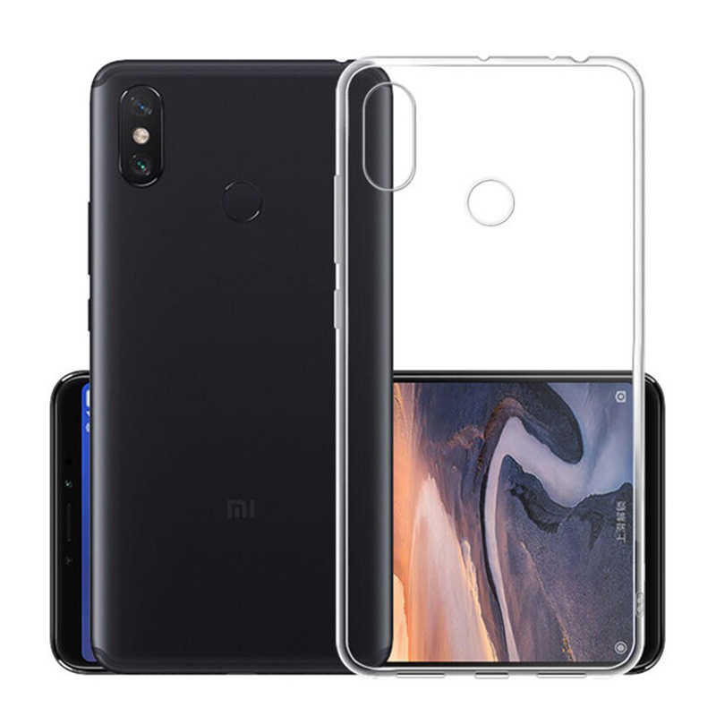 Xiaomi Mi Max 3 Kılıf Zore Süper Silikon Kapak - Renksiz