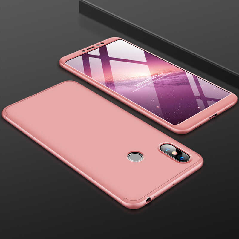 Xiaomi Mi Max 3 Kılıf Zore Ays Kapak - Rose Gold