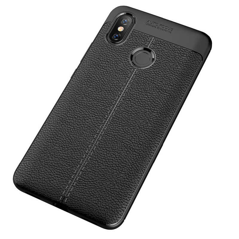 Xiaomi Mi Max 3 Kılıf Zore Niss Silikon Kapak - Siyah