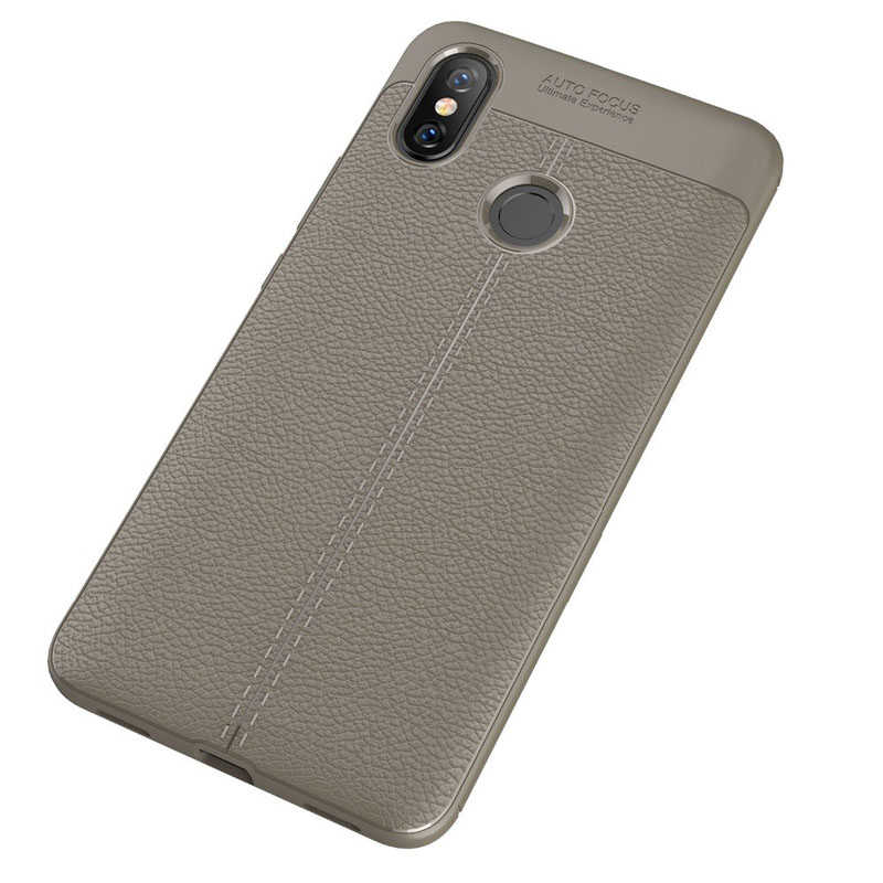 Xiaomi Mi Max 3 Kılıf Zore Niss Silikon Kapak - Gri