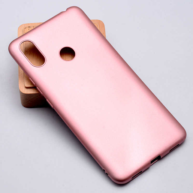 Xiaomi Mi Max 3 Kılıf Zore Premier Silikon Kapak - Rose Gold