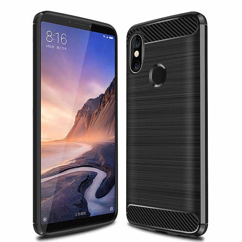 Xiaomi Mi Max 3 Kılıf Zore Room Silikon Kapak - Siyah