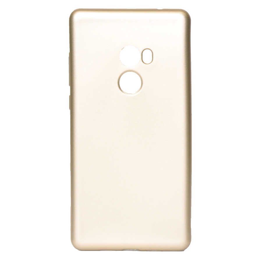 Xiaomi Mi Mix 2 Kılıf Zore Premier Silikon Kapak - Gold
