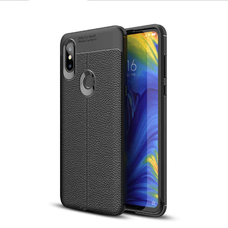 Xiaomi Mi Mix 3 Kılıf Zore Niss Silikon Kapak - Siyah