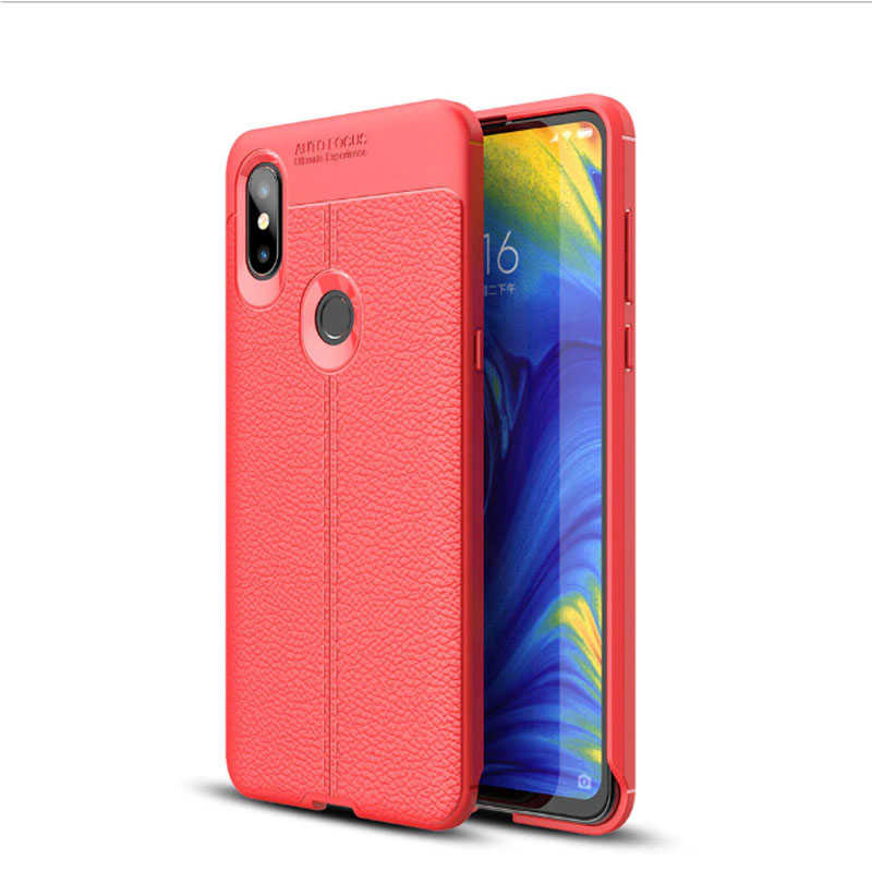 Xiaomi Mi Mix 3 Kılıf Zore Niss Silikon Kapak - Kırmızı