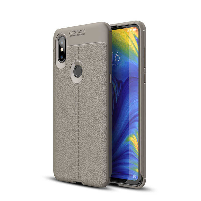 Xiaomi Mi Mix 3 Kılıf Zore Niss Silikon Kapak - Gri