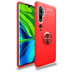 Xiaomi Mi Note 10 Case Zore Ravel Silicon Cover Red