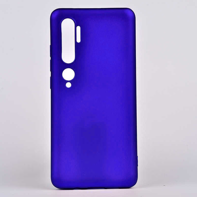 Xiaomi Mi Note 10 Kılıf Zore Premier Silikon Kapak - Saks Mavi