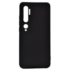 Xiaomi Mi Note 10 Kılıf Zore Premier Silikon Kapak Siyah
