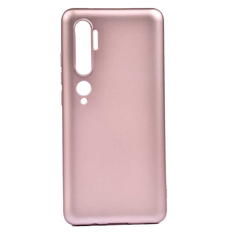 Xiaomi Mi Note 10 Kılıf Zore Premier Silikon Kapak - Rose Gold