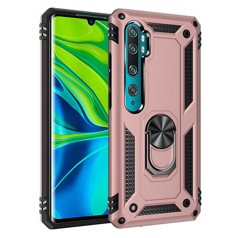 Xiaomi Mi Note 10 Kılıf Zore Vega Kapak - Rose Gold