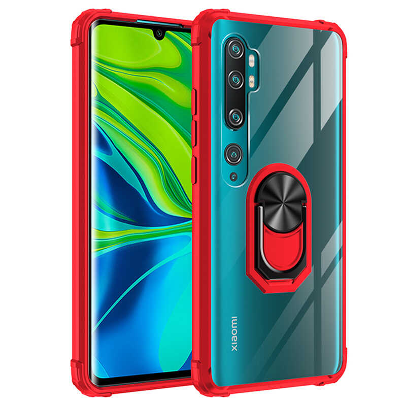 Xiaomi Mi Note 10 Lite Kılıf Zore Mola Kapak - Kırmızı