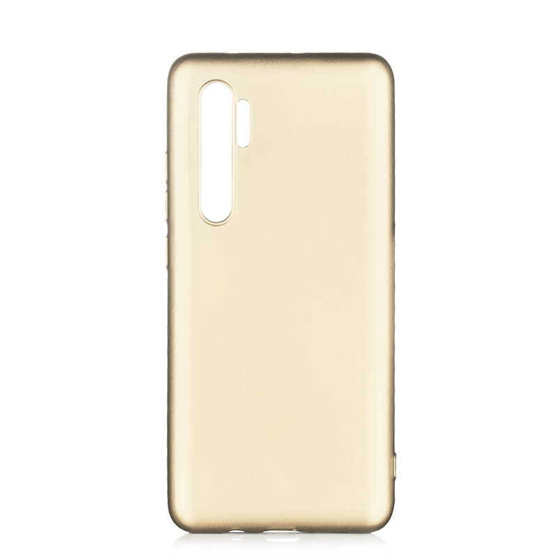 Xiaomi Mi Note 10 Lite Kılıf Zore Premier Silikon Kapak - Gold