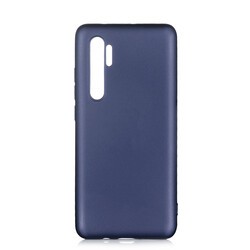 Xiaomi Mi Note 10 Lite Kılıf Zore Premier Silikon Kapak Lacivert