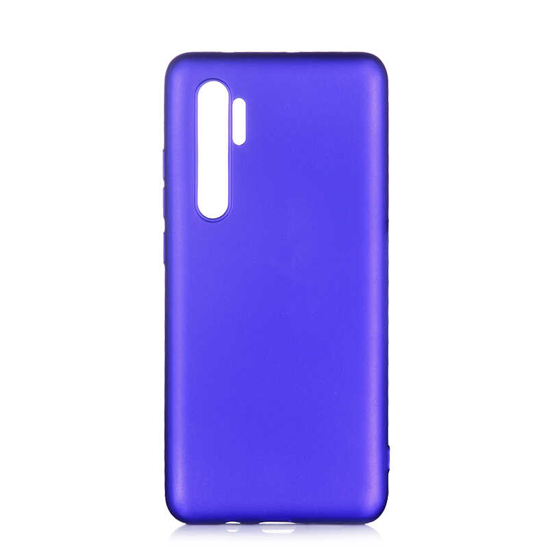 Xiaomi Mi Note 10 Lite Kılıf Zore Premier Silikon Kapak - Saks Mavi
