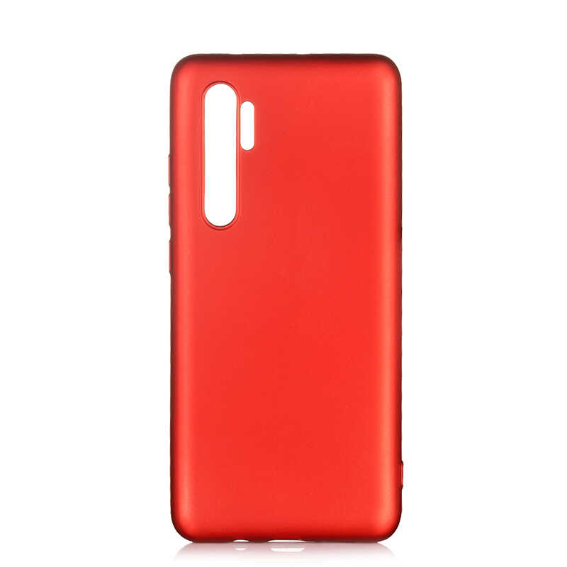 Xiaomi Mi Note 10 Lite Kılıf Zore Premier Silikon Kapak - Kırmızı