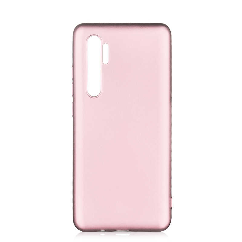 Xiaomi Mi Note 10 Lite Kılıf Zore Premier Silikon Kapak - Rose Gold