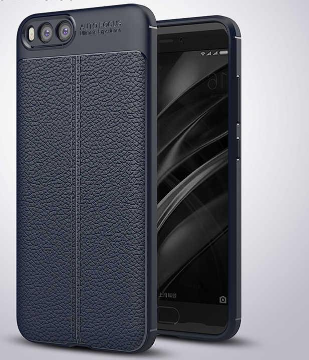 Xiaomi Mi Note 3 Kılıf Zore Niss Silikon Kapak - Lacivert
