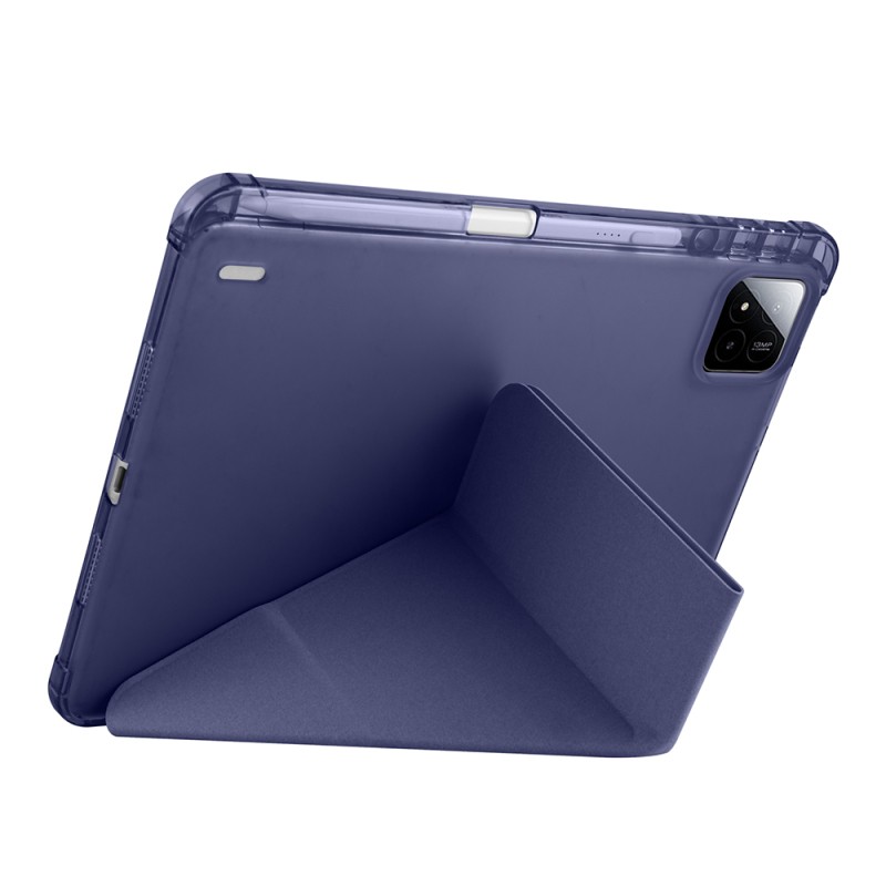 Xiaomi Pad 7 Case Zore Tri Folding Stand Case with Pen Compartment - 34