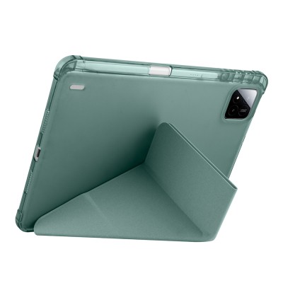 Xiaomi Pad 7 Case Zore Tri Folding Stand Case with Pen Compartment - 36