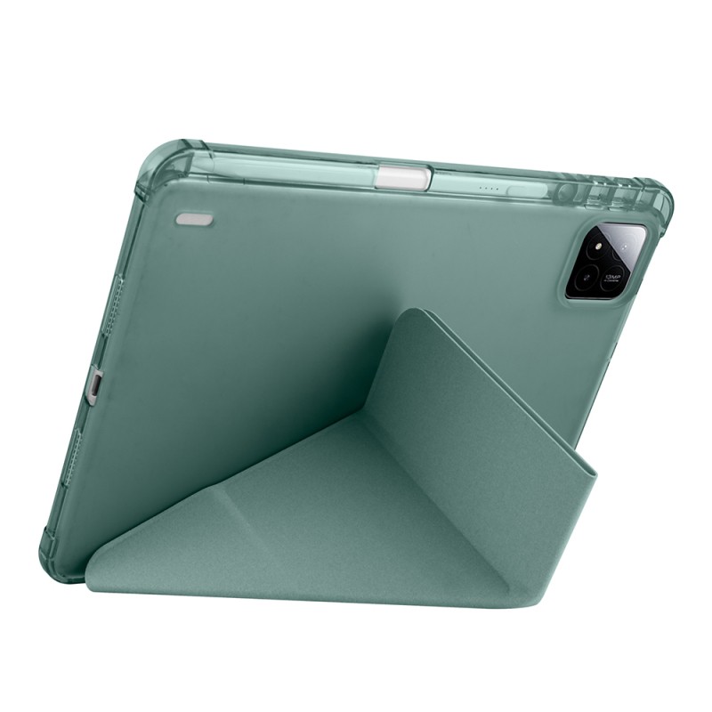 Xiaomi Pad 7 Case Zore Tri Folding Stand Case with Pen Compartment - 36