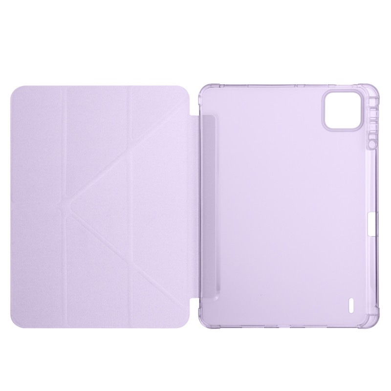 Xiaomi Pad 7 Case Zore Tri Folding Stand Case with Pen Compartment - 21