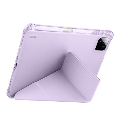 Xiaomi Pad 7 Case Zore Tri Folding Stand Case with Pen Compartment - 33