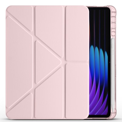 Xiaomi Pad 7 Case Zore Tri Folding Stand Case with Pen Compartment - 15