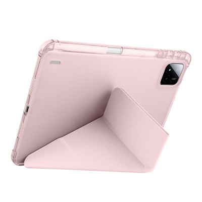 Xiaomi Pad 7 Case Zore Tri Folding Stand Case with Pen Compartment - 32