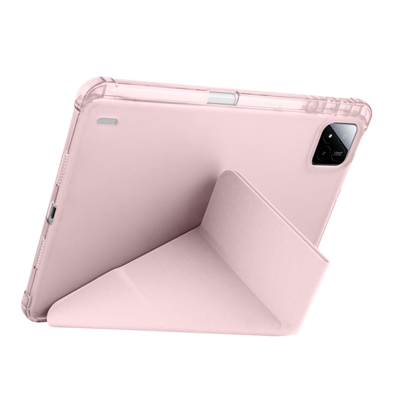 Xiaomi Pad 7 Case Zore Tri Folding Stand Case with Pen Compartment - 32