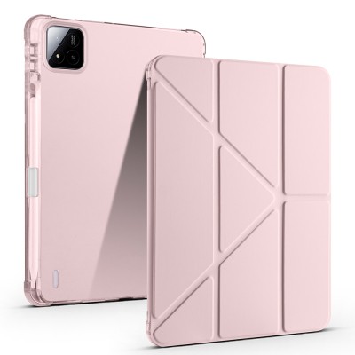 Xiaomi Pad 7 Case Zore Tri Folding Stand Case with Pen Compartment - 8