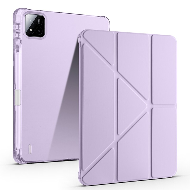 Xiaomi Pad 7 Case Zore Tri Folding Stand Case with Pen Compartment - 7
