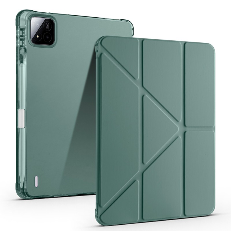 Xiaomi Pad 7 Case Zore Tri Folding Stand Case with Pen Compartment - 6