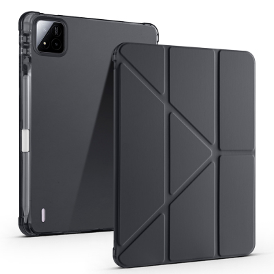 Xiaomi Pad 7 Kılıf Zore Tri Folding Kalem Bölmeli Standlı Kılıf - Zore