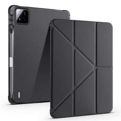 Xiaomi Pad 7 Pro Case Zore Tri Folding Stand Case with Pen Compartment - 4