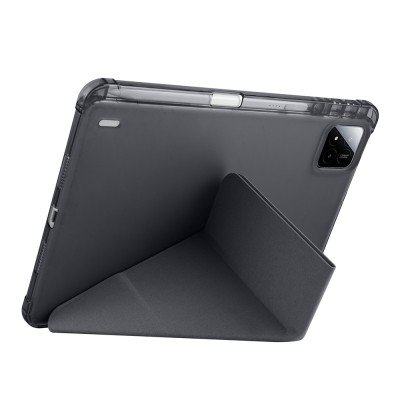 Xiaomi Pad 7 Pro Case Zore Tri Folding Stand Case with Pen Compartment - 32