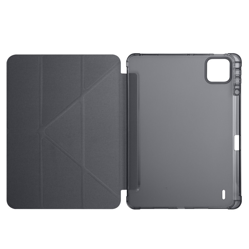 Xiaomi Pad 7 Pro Case Zore Tri Folding Stand Case with Pen Compartment - 22